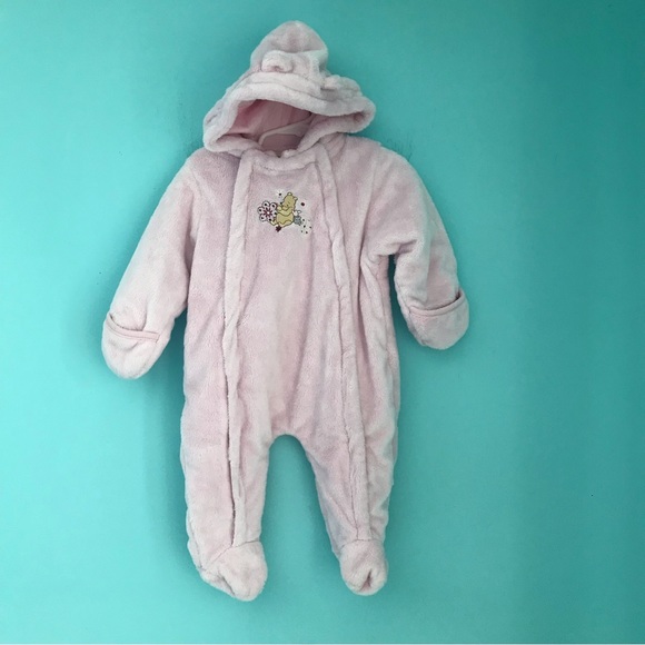 Disney | Jackets & Coats | Disney Winnie The Pooh Pink Ear Hooded Plush ...